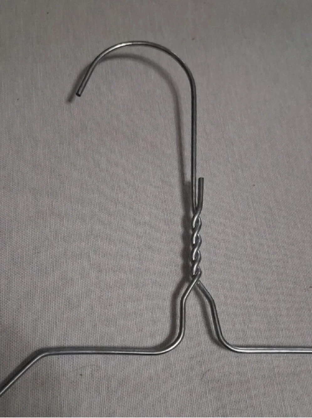 36 Metal Wire Clothing Hangers - Silver Pack